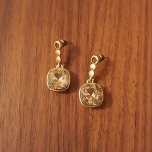 Gold Gem Earrings